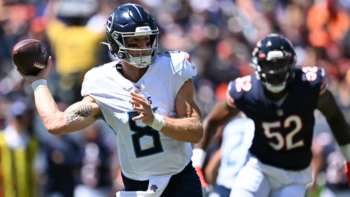 Tennessee Titans quarterback Will Levis.